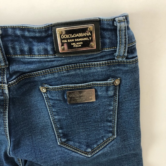 Dolce & Gabbana Skinny Jeans Medium Blue Wash - Picture 10 of 13